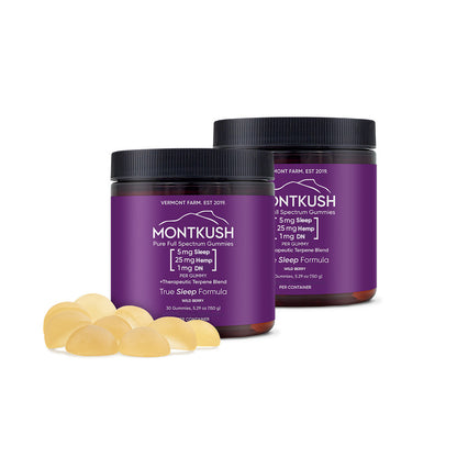 True Sleep Full Spectrum Hemp Gummies - Wild Berry
