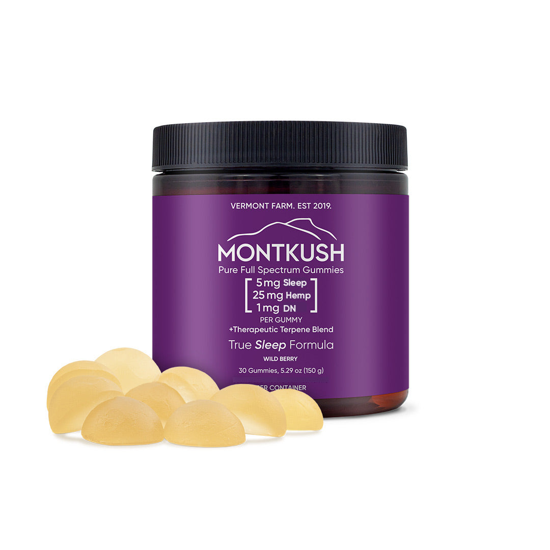 True Sleep Full Spectrum Hemp Gummies - Wild Berry