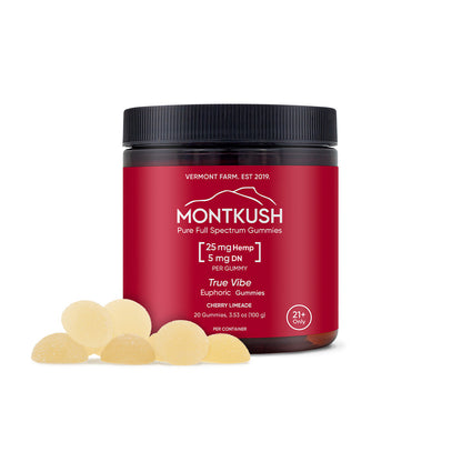 True Vibe Euphoric Full Spectrum Gummies - Cherry Limeade