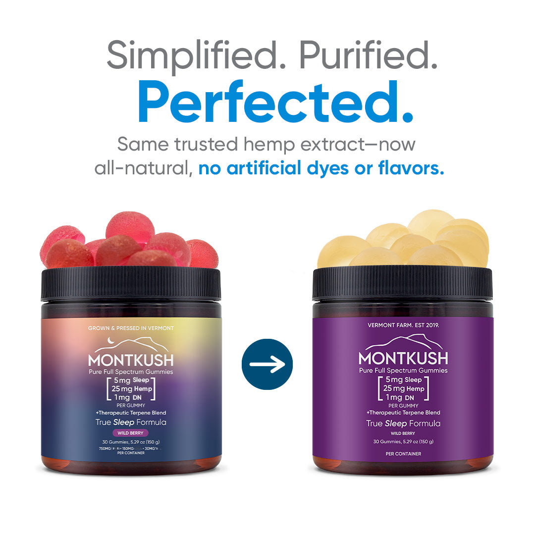 True Sleep Full Spectrum Hemp Gummies - Wild Berry