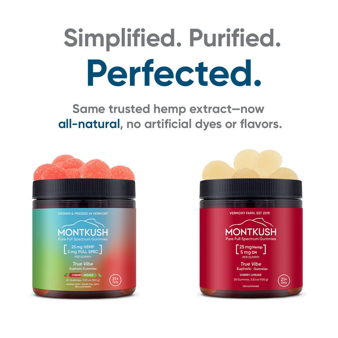 True Vibe Euphoric Full Spectrum Gummies - Cherry Limeade