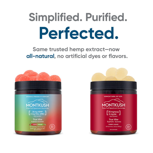 True Vibe Euphoric Full Spectrum Gummies - Cherry Limeade