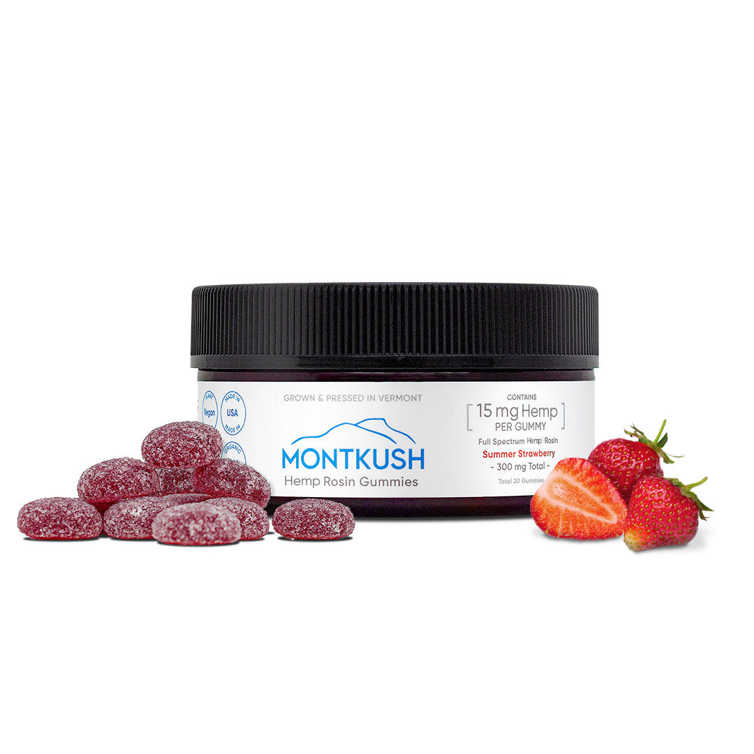 Pure Full Spectrum Hemp Rosin Gummies - Strawberry