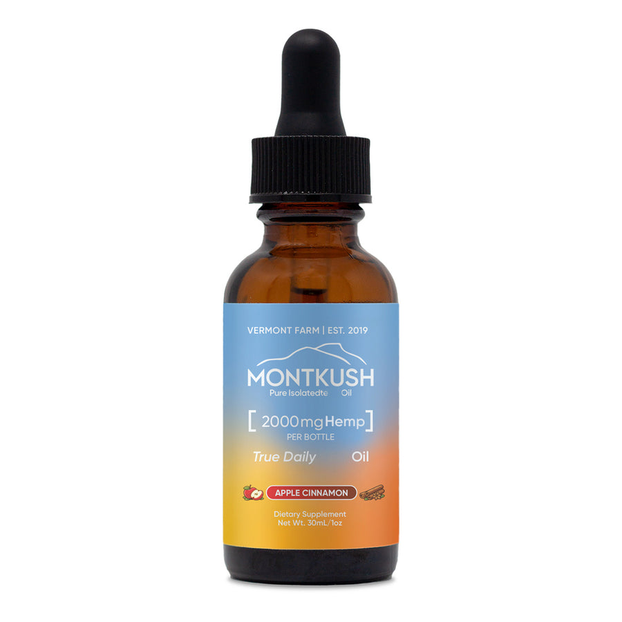 True Daily Hemp Oil - 2000mg - Apple Cinnamon / 2000mg – 66mg per serving