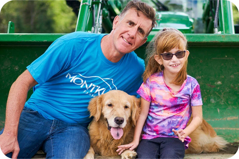 MONTK HEMP family at the Vermont farm